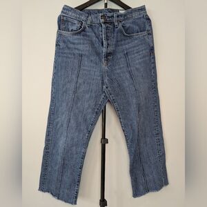 IMOGENE AND WILLIE Jeans Size 29x25 Wyatt Montrose Raw-Hem High-Rise Cone Mills